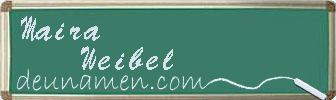 Maira Weibel Visitenkarte